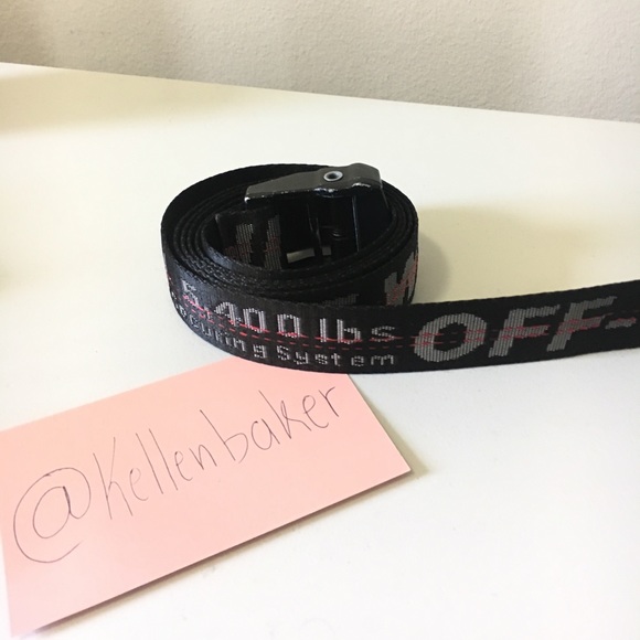 off white belt poshmark